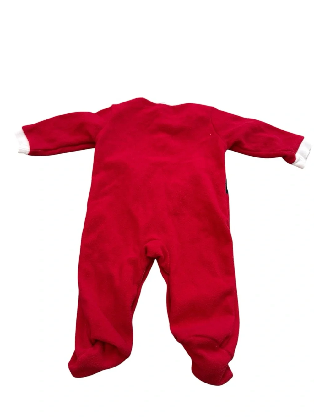 Baby Gear Santa Red Fleece Footed Sleeper Christmas Holiday 3-6M